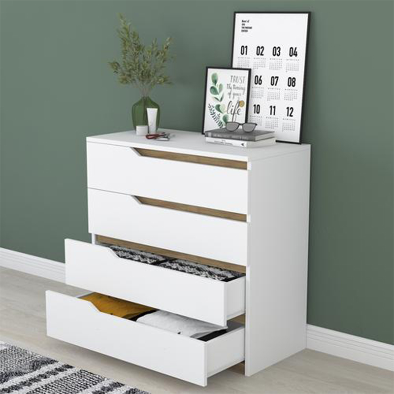 Συρταριέρα Art Maison Liguria - Walnut White (80x47x92εκ) Συρταριέρα Art Maison Liguria - Walnut White (80x47x92εκ)