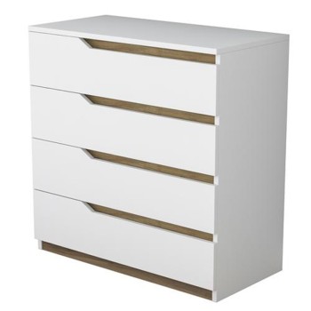 Συρταριέρα Art Maison Liguria - Walnut White (80x47x92εκ)