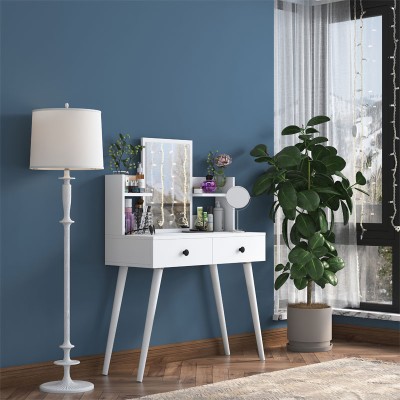 Τουαλέτα κρεβατοκάμαρας Art Maison Elgin - White (90x38.2x111.8εκ.) Τουαλέτα κρεβατοκάμαρας Art Maison Elgin - White (90x38.2x111.8εκ.)