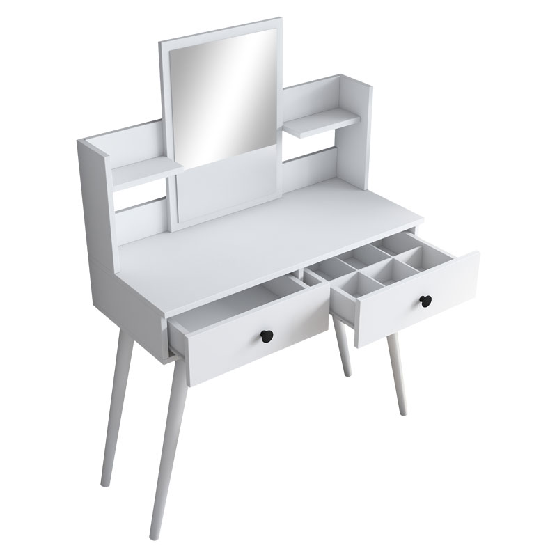 Τουαλέτα κρεβατοκάμαρας Art Maison Elgin - White (90x38.2x111.8εκ.) Τουαλέτα κρεβατοκάμαρας Art Maison Elgin - White (90x38.2x111.8εκ.)
