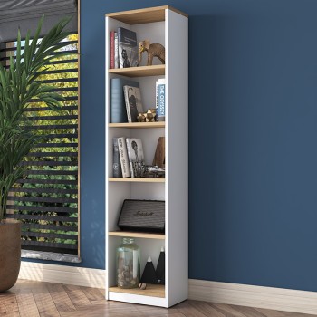 Βιβλιοθήκη Art Maison Larkspur - Natural White (40x25x161.80εκ.)