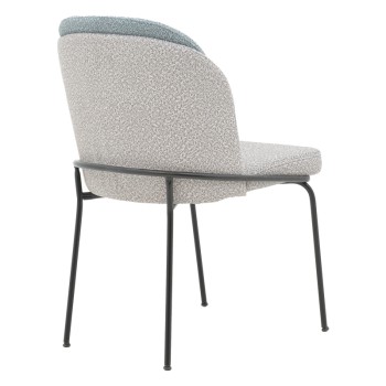 Καρέκλα τραπεζαρίας Art Maison Rocklin - Grey Light Blue (50x47.5x82εκ.)