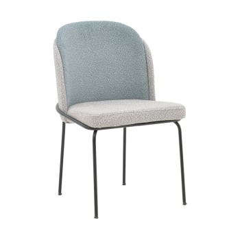 Καρέκλα τραπεζαρίας Art Maison Rocklin - Grey Light Blue (50x47.5x82εκ.)