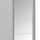 Ντουλάπα ρούχων δίφυλλη με καθρέπτη συρόμενη Art Maison Βερμπάνο - White (180x61x216εκ)