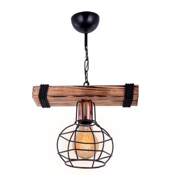 Φωτιστικό οροφής Art Maison Moncalieri - Walnut Black (28,5x15x50εκ)