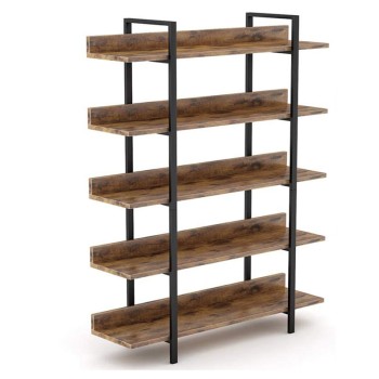 Βιβλιοθήκη Art Maison Zerba - Wallnut Black (119x27x185εκ.) Βιβλιοθήκη Art Maison Zerba - Wallnut Black (119x27x185εκ.)