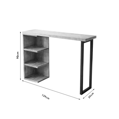 Τραπέζι μπαρ Art Maison Onyx - Natural Black (139x29x90εκ.) Τραπέζι μπαρ Art Maison Onyx - Natural Black (139x29x90εκ.)