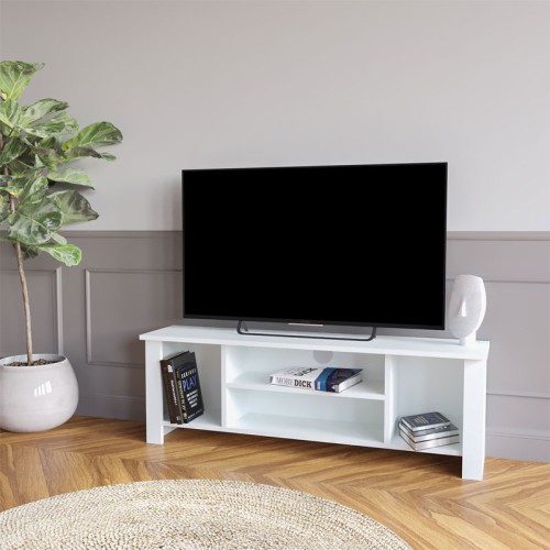 Έπιπλο τηλεόρασης Art Maison Μπατιπάλια - White (120x30x45εκ)