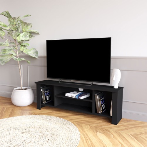 Έπιπλο τηλεόρασης Art Maison Μπατιπάλια - Black (120x30x45εκ)