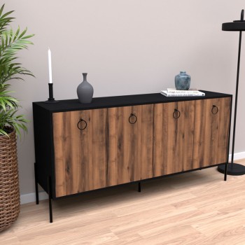 Μπουφές Art Maison Acquappesa - Walnut (160x40,5x79εκ)