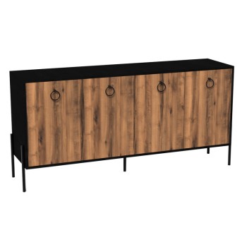 Μπουφές Art Maison Acquappesa - Walnut (160x40,5x79εκ)
