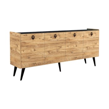 Μπουφές Art Maison Bitonto - Oak Charcoal (180x40x79εκ.)
