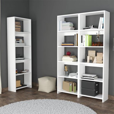 Βιβλιοθήκη Art Maison Pawmi σε λευκή απόχρωση 146x22x123εκ Βιβλιοθήκη Art Maison Pawmi σε λευκή απόχρωση 146x22x123εκ