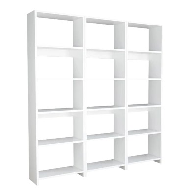 Βιβλιοθήκη Art Maison Pawmi σε λευκή απόχρωση 146x22x123εκ Βιβλιοθήκη Art Maison Pawmi σε λευκή απόχρωση 146x22x123εκ