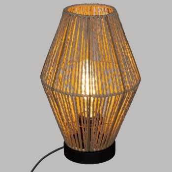 Επιτραπέζιο φωτιστικό Art Maison La Spezia - Beige (Φ19x32εκ.)