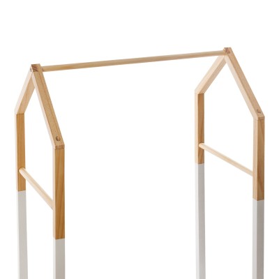 Παιδική κρεμάστρα Art Maison Morelull ξύλο πεύκου σε φυσική με λευκή απόχρωση 60x37x100εκ