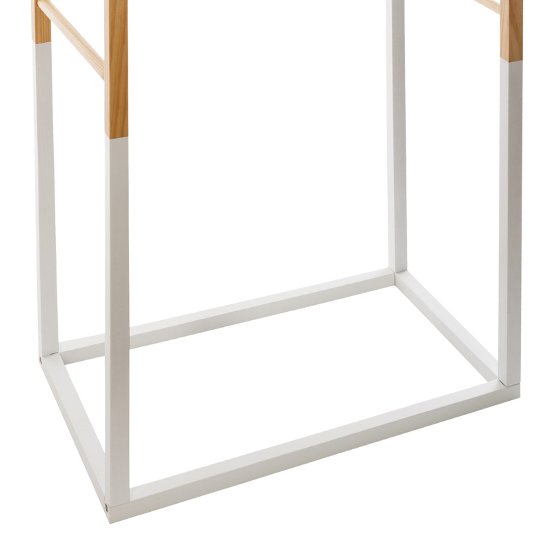 Παιδική κρεμάστρα Art Maison Morelull ξύλο πεύκου σε φυσική με λευκή απόχρωση 60x37x100εκ