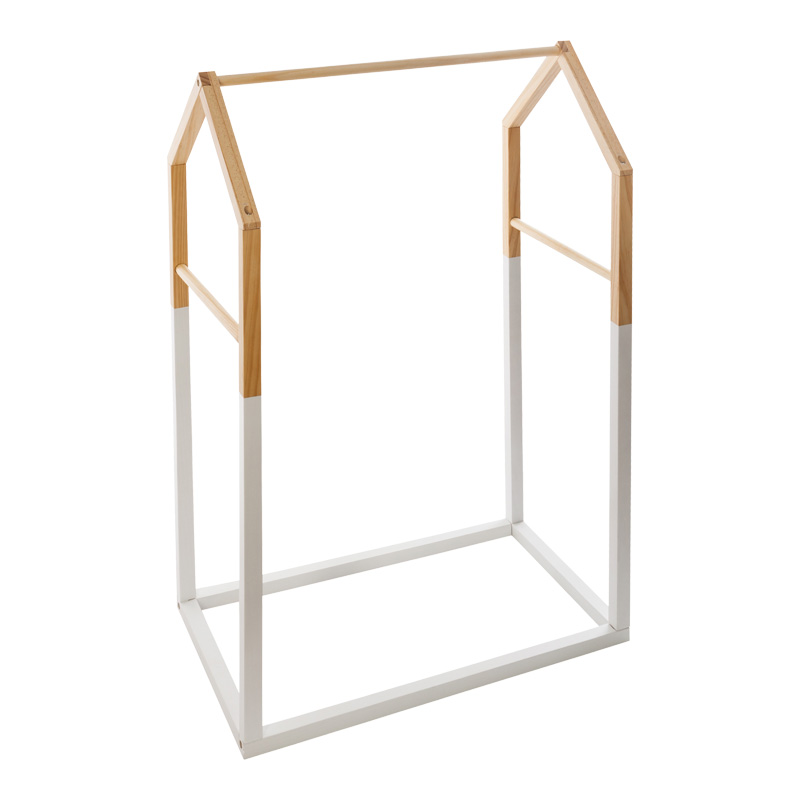 Παιδική κρεμάστρα Art Maison Morelull ξύλο πεύκου σε φυσική με λευκή απόχρωση 60x37x100εκ