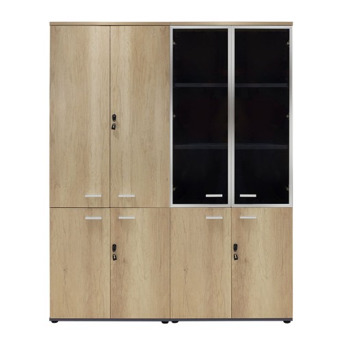 Nτουλάπα γραφείου τετράφυλλη με 4 πόρτες Art Maison Carpi - Natural Charcoal (160x40,5x200εκ)