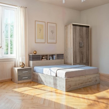 Φοιτητικό πακέτο επίπλων κρεβατοκάμαρας Art Maison Raticate σετ 3τεμ