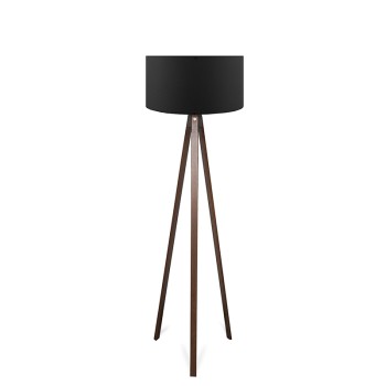 Φωτιστικό δαπέδου Art Maison Civitavecchia - Black Walnut (Φ38x140εκ.)