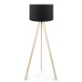 Φωτιστικό δαπέδου Art Maison Civitavecchia - Natural Black (Φ38x140εκ.)