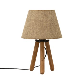 Επιτραπέζιο φωτιστικό Art Maison Taranto - Beige Brown Walnut (Φ22x32εκ.)