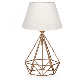 Επιτραπέζιο φωτιστικό Art Maison Piacenza - White Gold (Φ22x37εκ.)