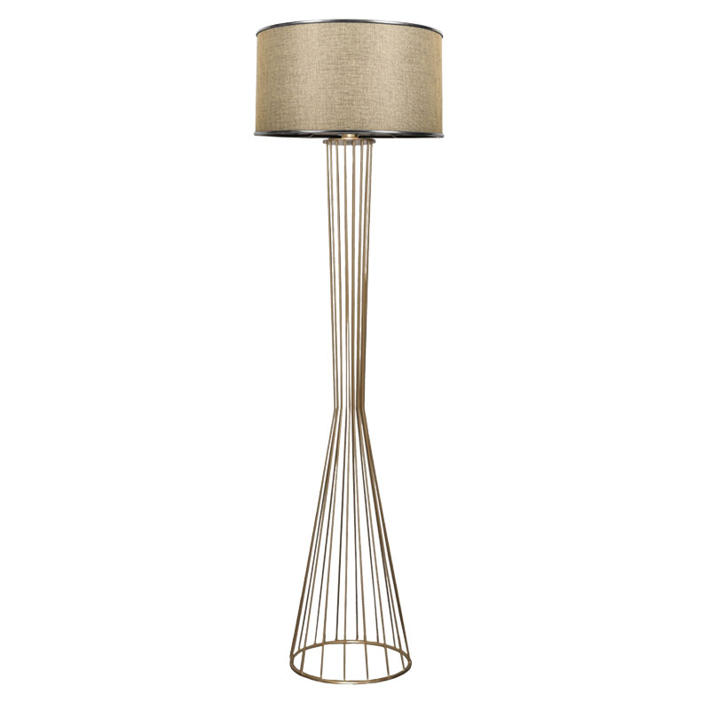 Φωτιστικό δαπέδου Art Maison Lombardia - Silver Beige (Φ38x155εκ.)