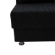 Kαναπές κρεβάτι Τριθέσιος Art Maison Ορμπασσάνο - Charcoal (180x75x80εκ)