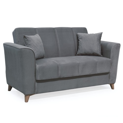 Kαναπές κρεβάτι Διθέσιος Art Maison Βιμινάκιο - Gray (156x76x85εκ)