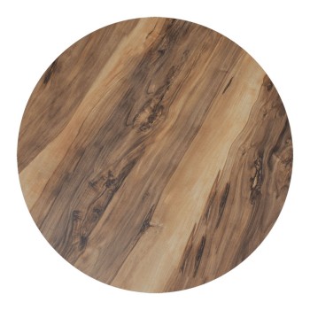 Επιφάνεια τραπεζιού Art Maison Μπελλούνο - Walnut (Φ69εκ)