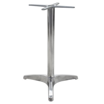 Βάση τραπεζιού τρίνυχη Art Maison Βαρέζε - Silver (52x52x72εκ)