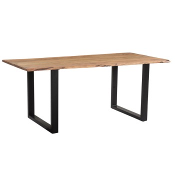 Τραπέζι Art Maison Olivehurst - Walnut (200x100x75.6εκ.)