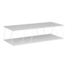 Τραπέζι σαλονιού Art Maison Φιουμιτσίνο - White (120x50x30εκ)