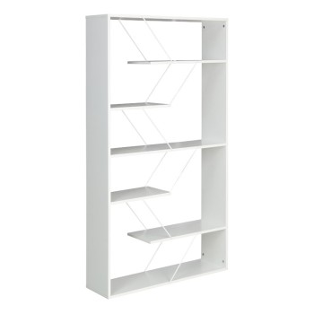 Βιβλιοθήκη Art Maison Φιουμιτσίνο - White (84x24x157εκ)