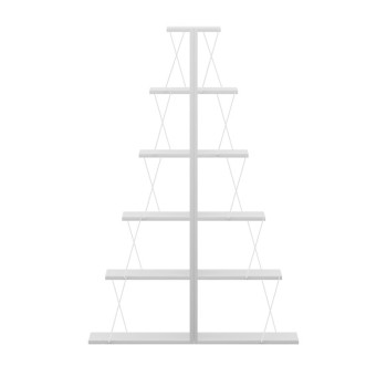 Βιβλιοθήκη Art Maison Φιουμιτσίνο - White (130x22x146εκ)