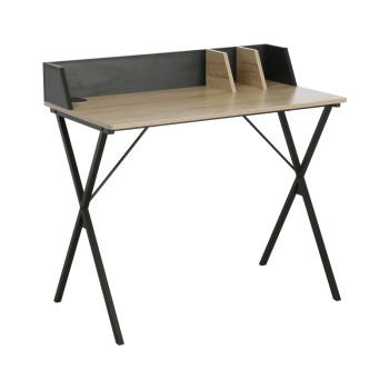 Γραφείο Art Maison Huron - Natural Black (90x50x85εκ.)