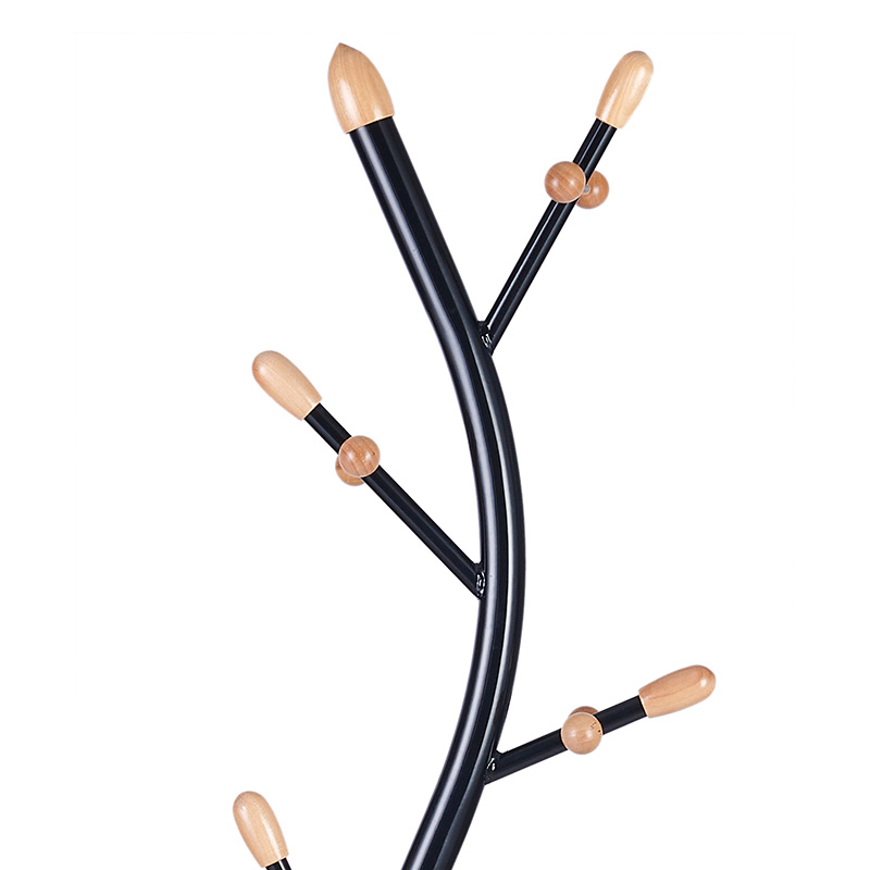 Καλόγερος ρούχων Art Maison Potenza - Black Natural (Φ37x171εκ)