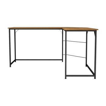 Γραφείο Art Maison Inyokern - Walnut Black (150x120x75εκ.)