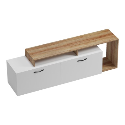 Έπιπλο τηλεόρασης Art Maison Ampharos σε oak- λευκή απόχρωση 170x40x53εκ Έπιπλο τηλεόρασης Art Maison Ampharos σε oak- λευκή απόχρωση 170x40x53εκ