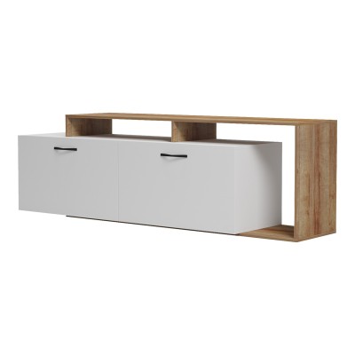 Έπιπλο τηλεόρασης Art Maison Ampharos σε oak- λευκή απόχρωση 170x40x53εκ Έπιπλο τηλεόρασης Art Maison Ampharos σε oak- λευκή απόχρωση 170x40x53εκ