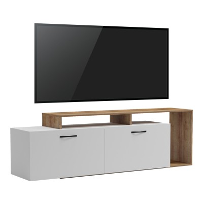 Έπιπλο τηλεόρασης Art Maison Ampharos σε oak- λευκή απόχρωση 170x40x53εκ Έπιπλο τηλεόρασης Art Maison Ampharos σε oak- λευκή απόχρωση 170x40x53εκ