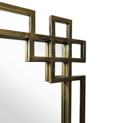 Καθρέπτης Art Maison Alviano - Gold (45x2x75εκ)