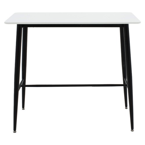 Tραπέζι μπαρ Art Maison Veroli - White Black (120x60x105εκ.)