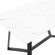 Tραπέζι Art Maison Ραβέννα - White (140x80x75εκ)