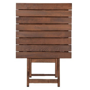 Τραπέζι Κήπου Art Maison Μπρέσια - Walnut (60x60x71εκ)