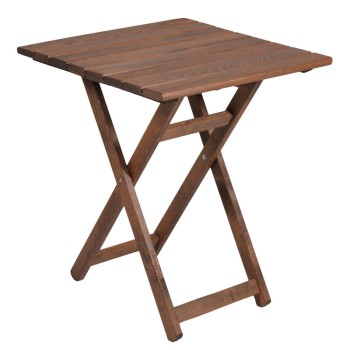 Τραπέζι Κήπου Art Maison Μπρέσια - Walnut (60x60x71εκ)