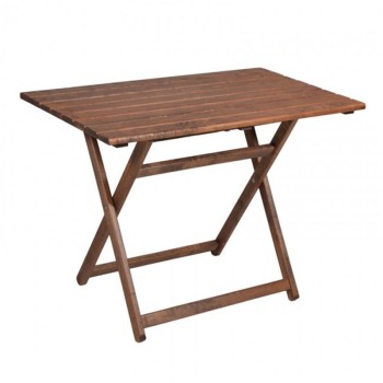 Τραπέζι Art Maison Μπρέσια - Walnut (100x60x71εκ)