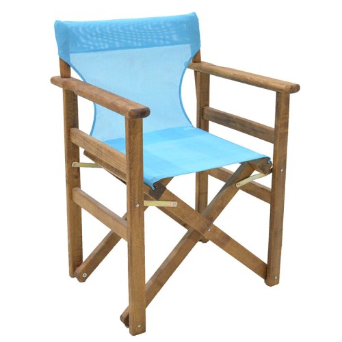 Καρέκλα-πολυθρόνα σκηνοθέτη Art Maison Μπρέσια - Light Blue (61x51x86εκ.)